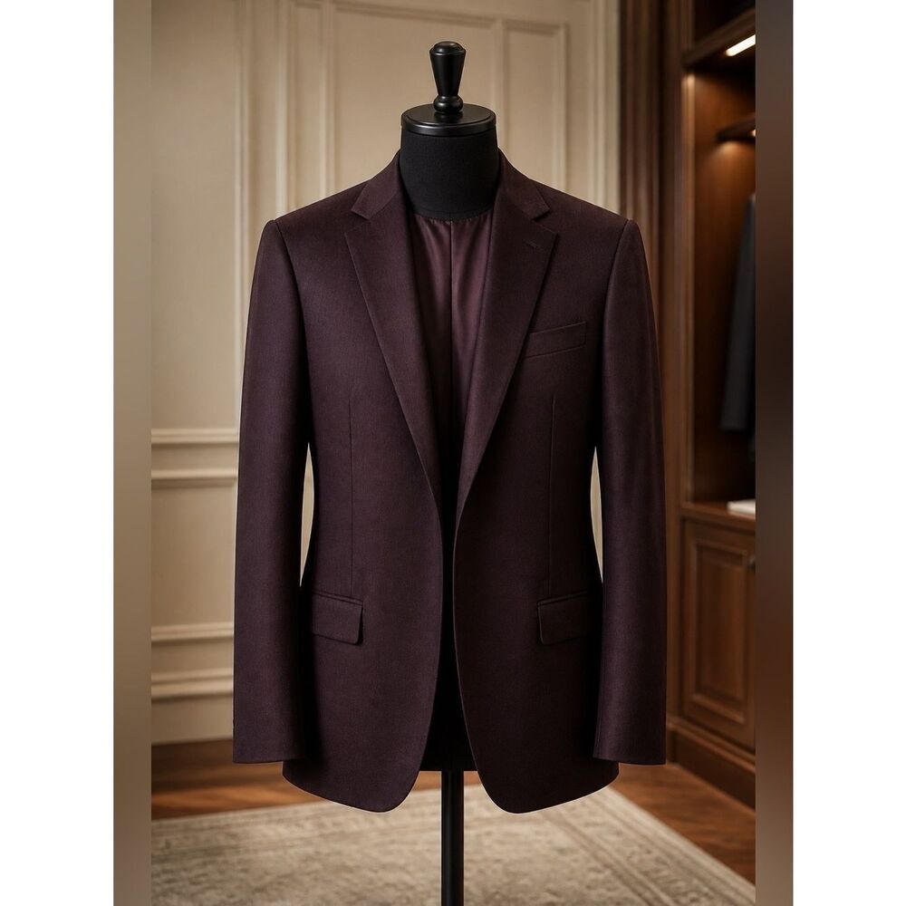 BLACK TUXEDO POLO by RALPH LAUREN 100% WOOL TUXEDO JACKET 38R